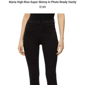Jbrand Maria high rise skinny jeans